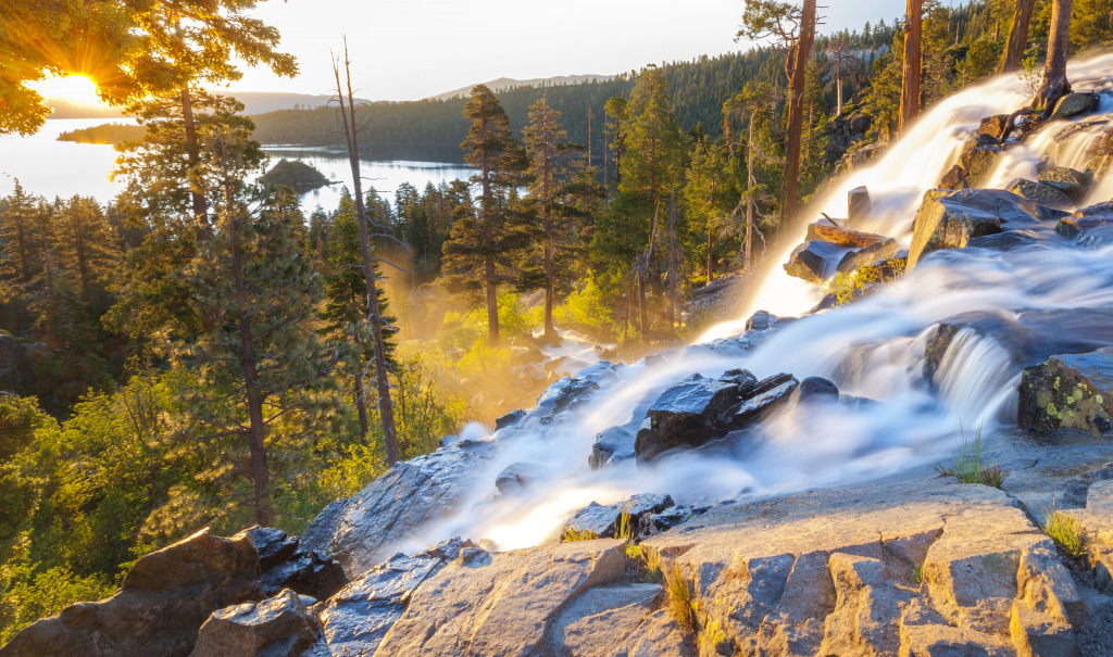 Emerald Bay, Lake Tahoe jigsaw puzzle in Waterfalls puzzles on TheJigsawPuzzles.com