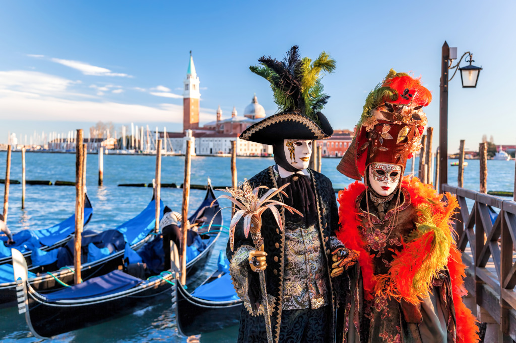 Carnival In Venice, Italy jigsaw puzzle in People puzzles on TheJigsawPuzzles.com