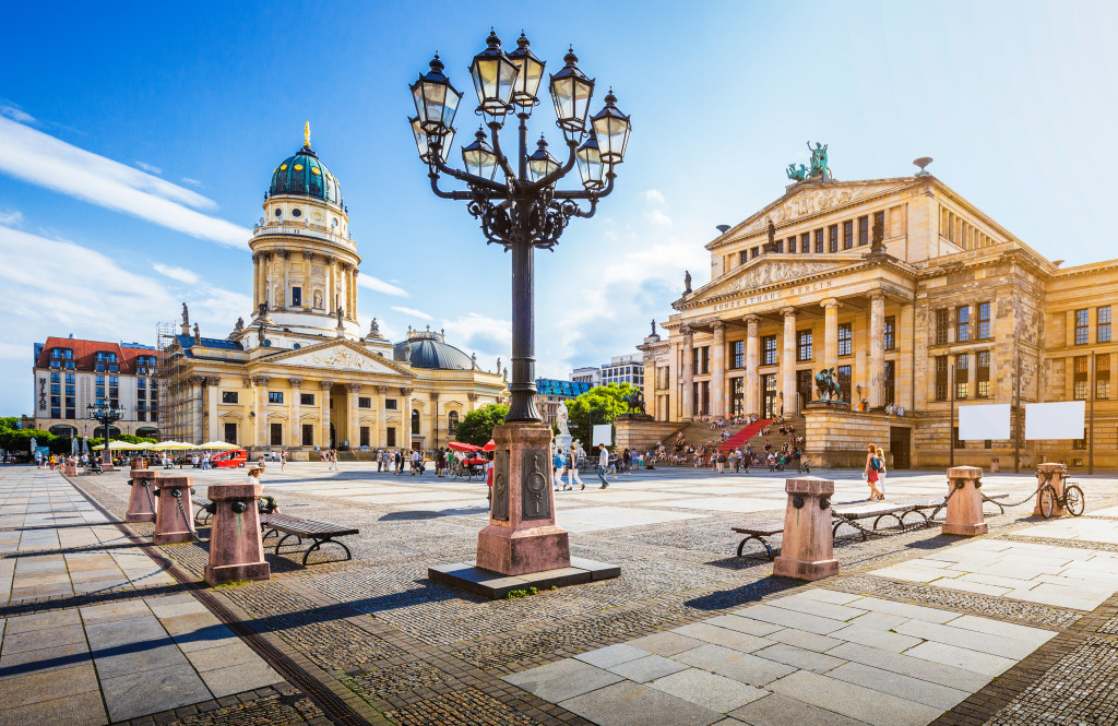 Berlin Concert Hall and German Cathedral jigsaw puzzle in Street View puzzles on TheJigsawPuzzles.com