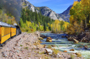 Mountains of Colorado During Foliage Season