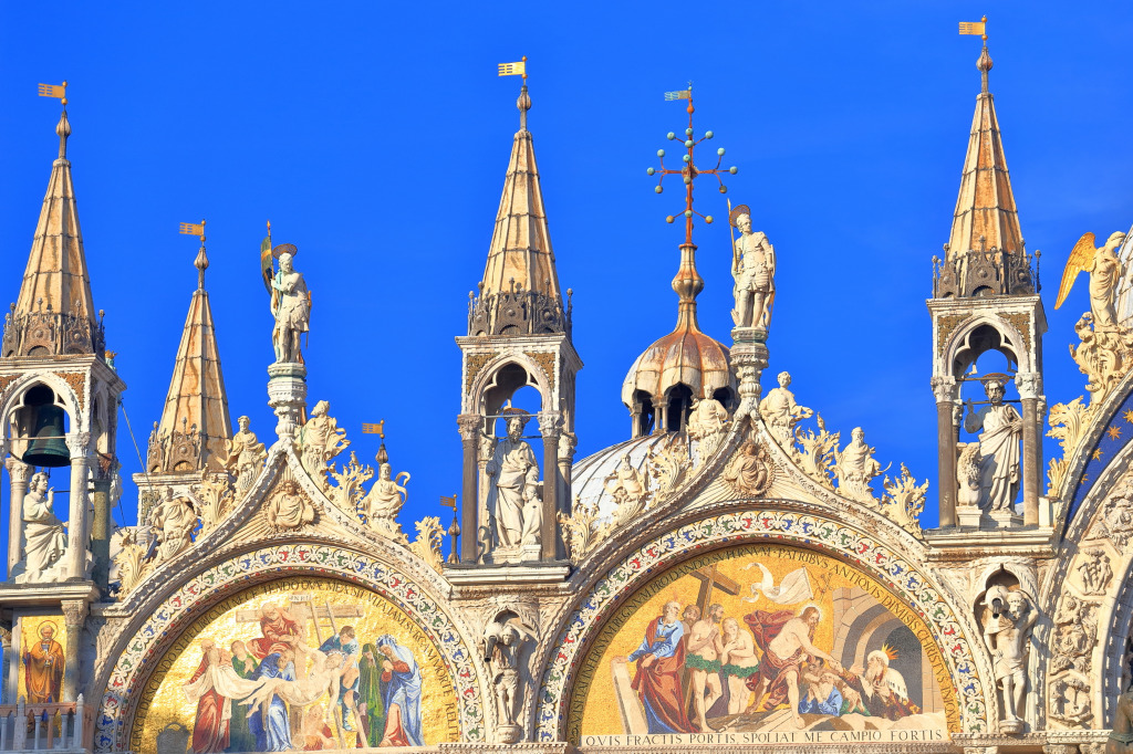 Cathedral Basilica of Saint Mark, Venice jigsaw puzzle in Puzzle of the Day puzzles on TheJigsawPuzzles.com