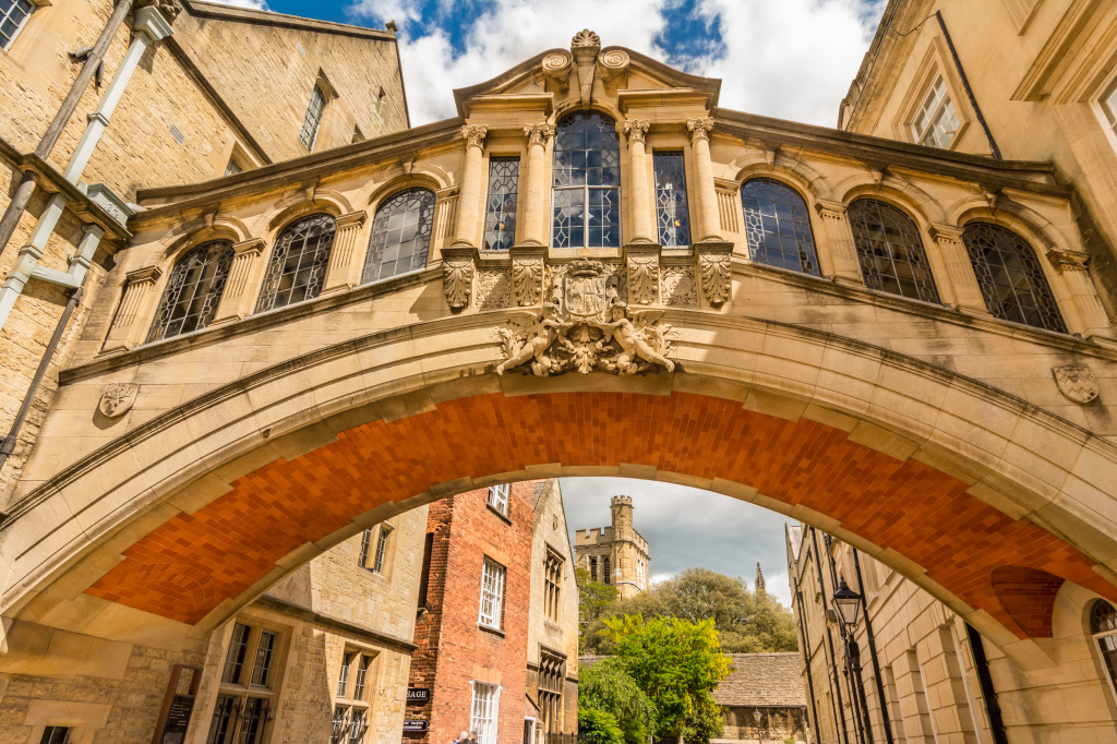 Hertford Bridge, Oxford, England jigsaw puzzle in Bridges puzzles on TheJigsawPuzzles.com