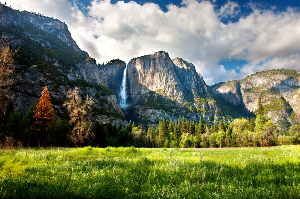 Yosemite National Park jigsaw puzzle in Waterfalls puzzles on TheJigsawPuzzles.com