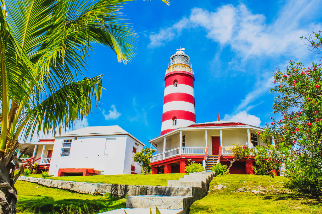 Elbow Reef Lighthouse, The Bahamas jigsaw puzzle in Puzzle of the Day puzzles on TheJigsawPuzzles.com