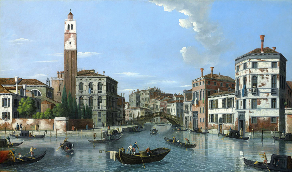 The Grand Canal, Venice jigsaw puzzle in Piece of Art puzzles on TheJigsawPuzzles.com