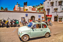 Fiat 500 in Ischia, Italy