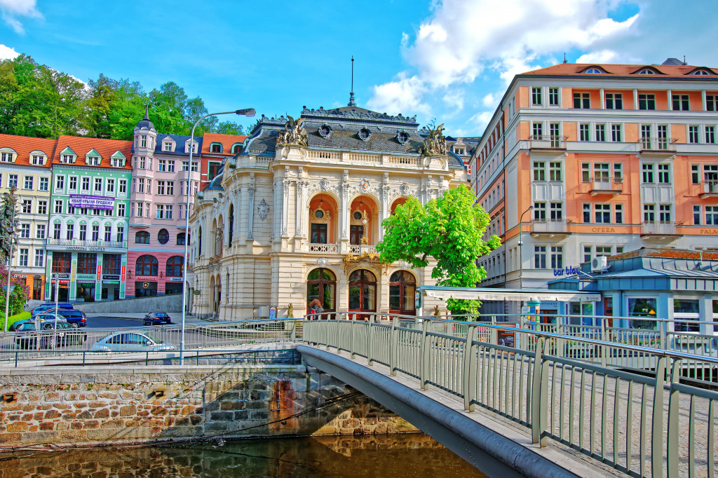 Karlovy Vary, Czech Republic jigsaw puzzle in Bridges puzzles on TheJigsawPuzzles.com