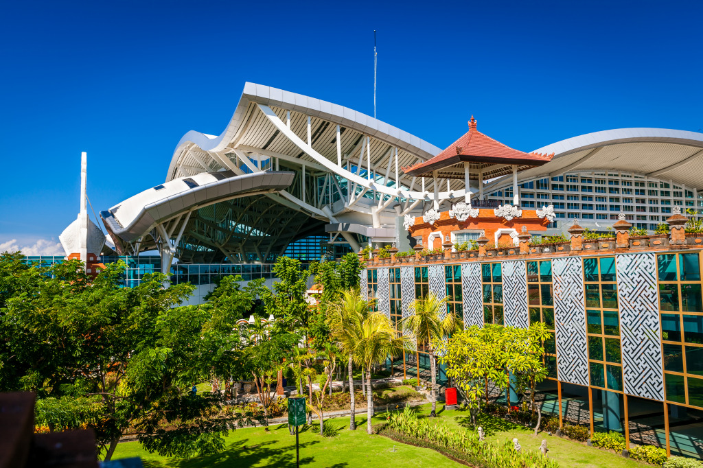 Denpasar International Airport, Bali jigsaw puzzle in Aviation puzzles on TheJigsawPuzzles.com