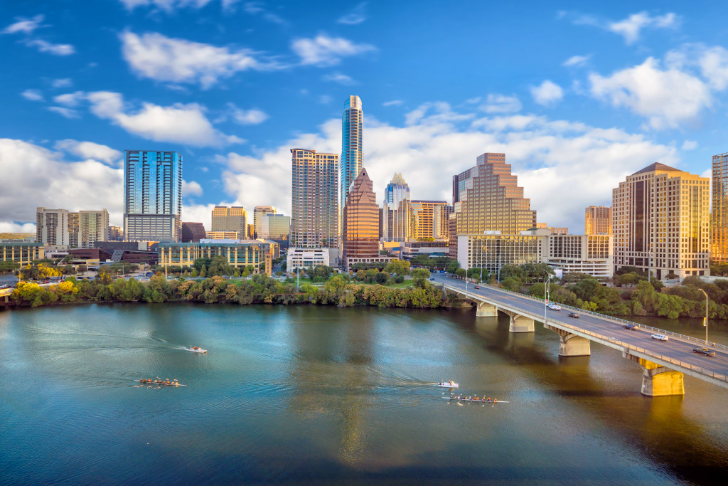 Downtown Austin, Texas jigsaw puzzle in Bridges puzzles on TheJigsawPuzzles.com