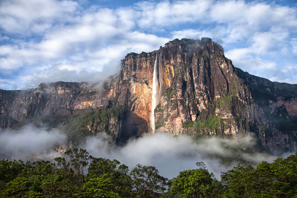 Angel Falls, Venezuela jigsaw puzzle in Waterfalls puzzles on TheJigsawPuzzles.com