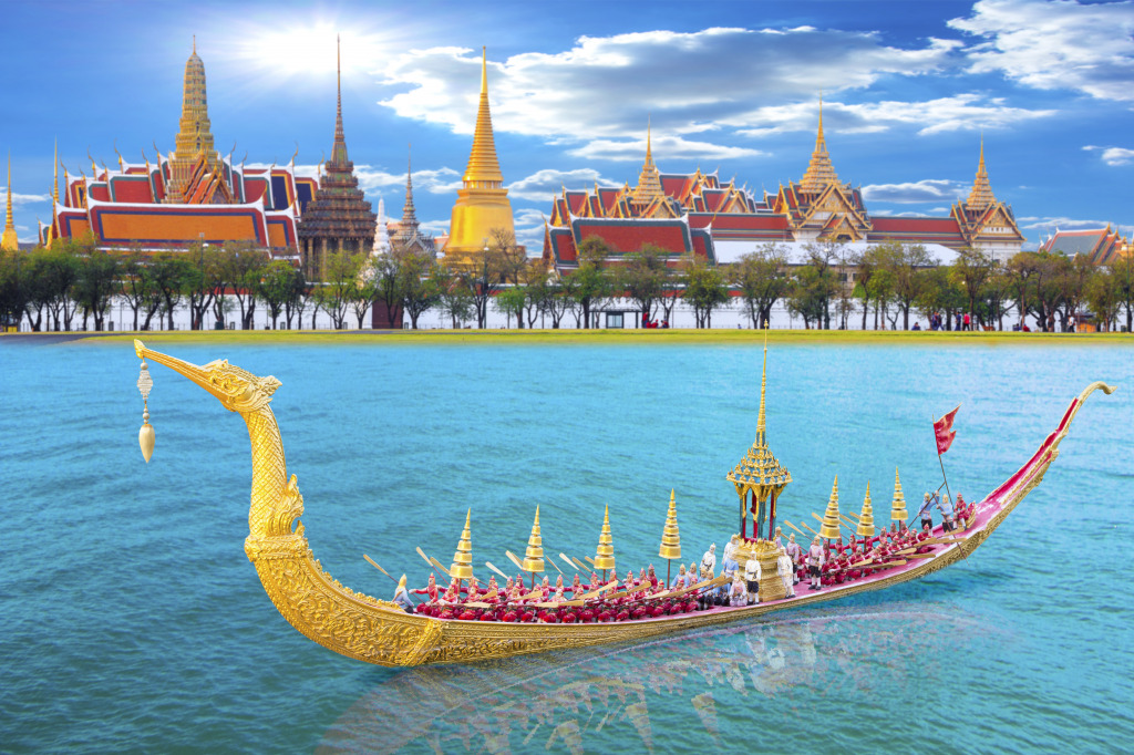 Grand Palace in Bangkok, Thailand jigsaw puzzle in Castles puzzles on TheJigsawPuzzles.com