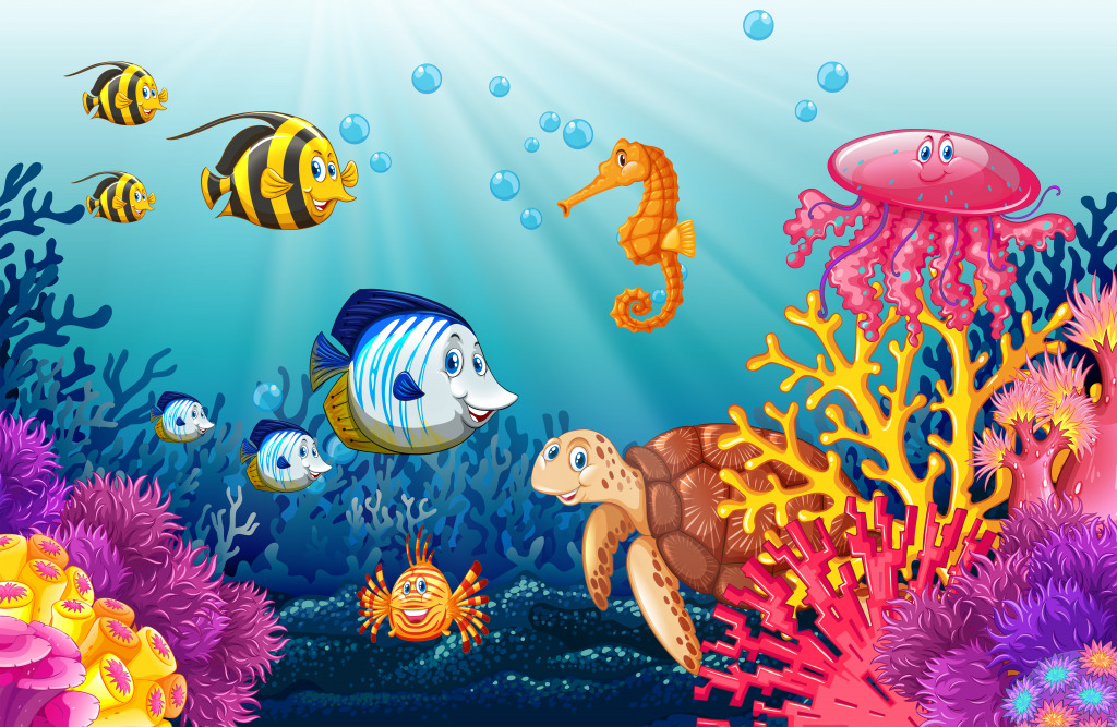 Underwater Life jigsaw puzzle in Under the Sea puzzles on TheJigsawPuzzles.com