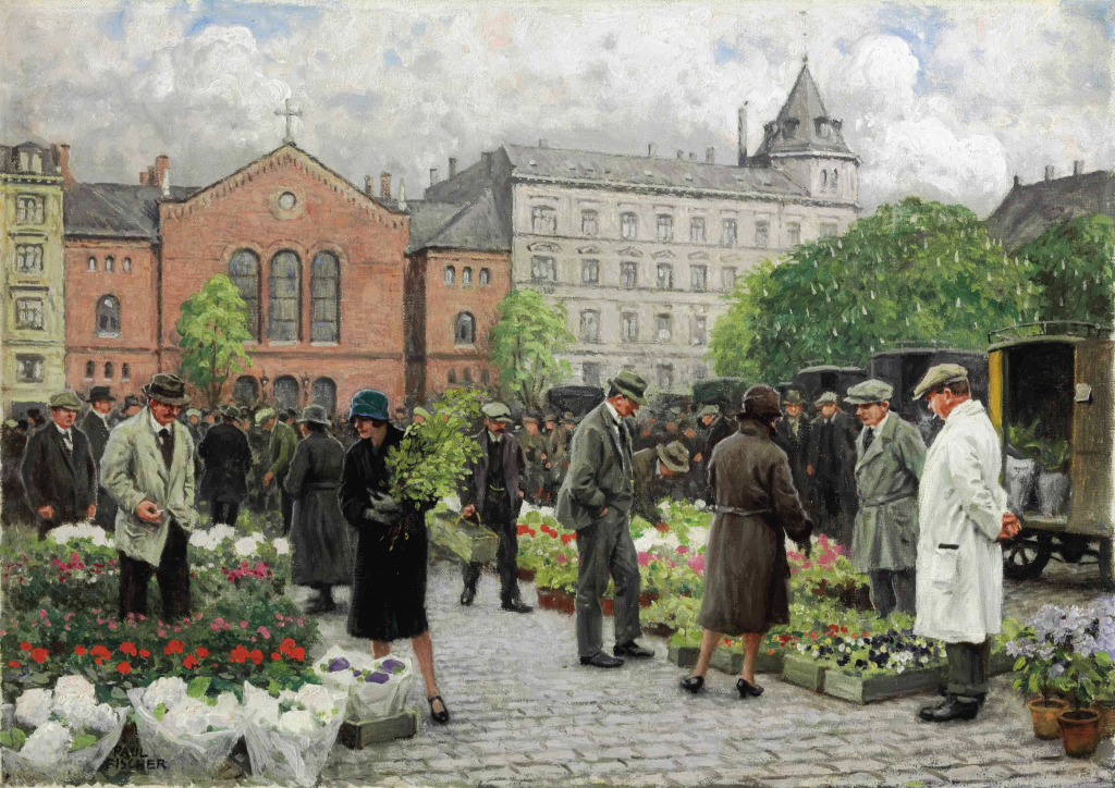 The Flower Market jigsaw puzzle in Piece of Art puzzles on TheJigsawPuzzles.com