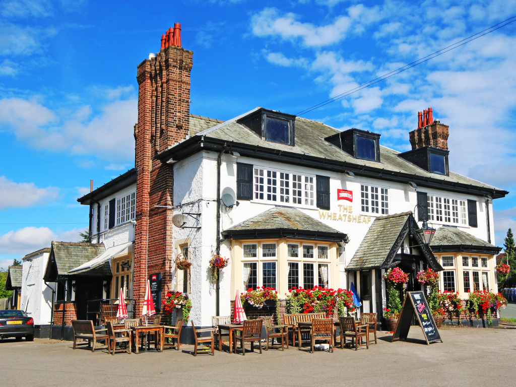 Pub in Neston, England jigsaw puzzle in Puzzle of the Day puzzles on TheJigsawPuzzles.com