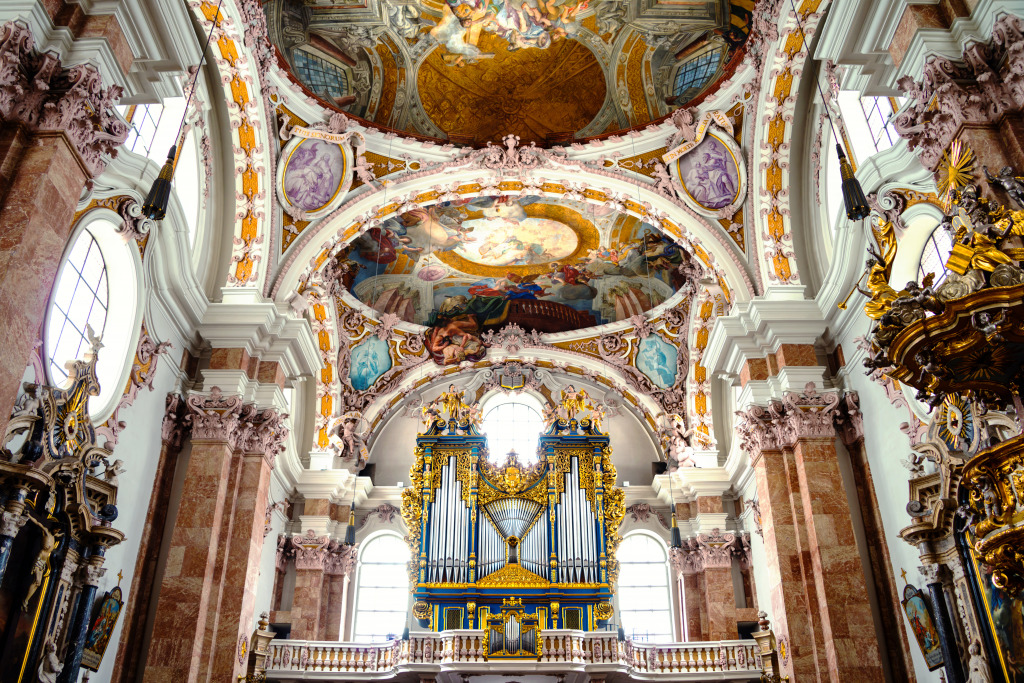 St James Cathedral, Innsbruck, Austria jigsaw puzzle in Puzzle of the Day puzzles on TheJigsawPuzzles.com