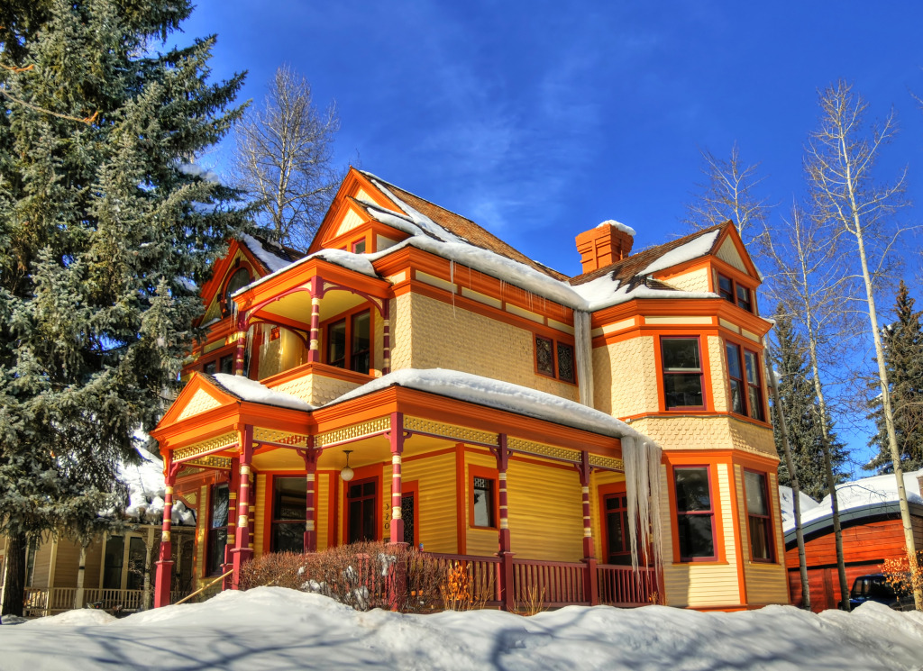 House in Aspen, Colorado jigsaw puzzle in People puzzles on TheJigsawPuzzles.com