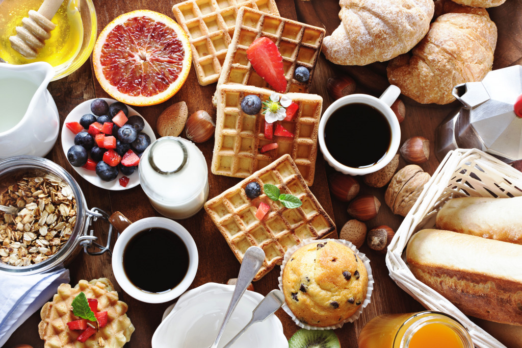 Breakfast jigsaw puzzle in Food & Bakery puzzles on TheJigsawPuzzles.com