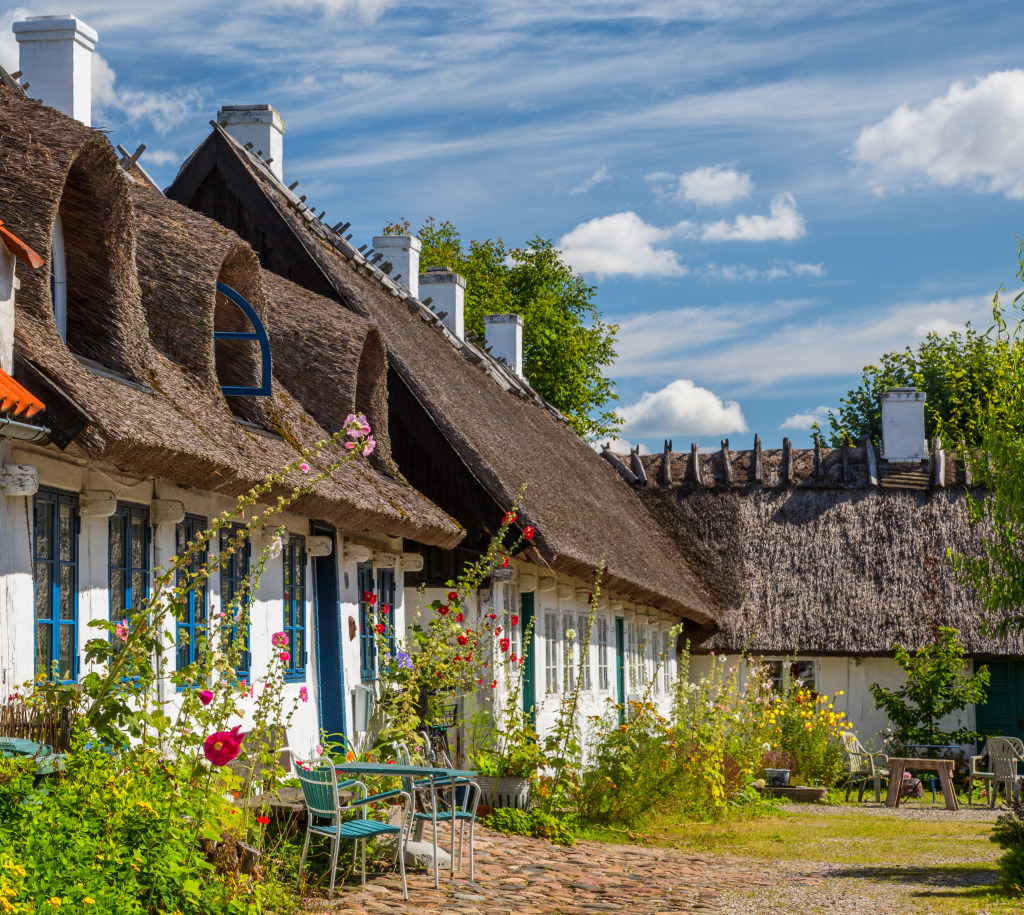 Rural Danish Cottages jigsaw puzzle in Street View puzzles on TheJigsawPuzzles.com