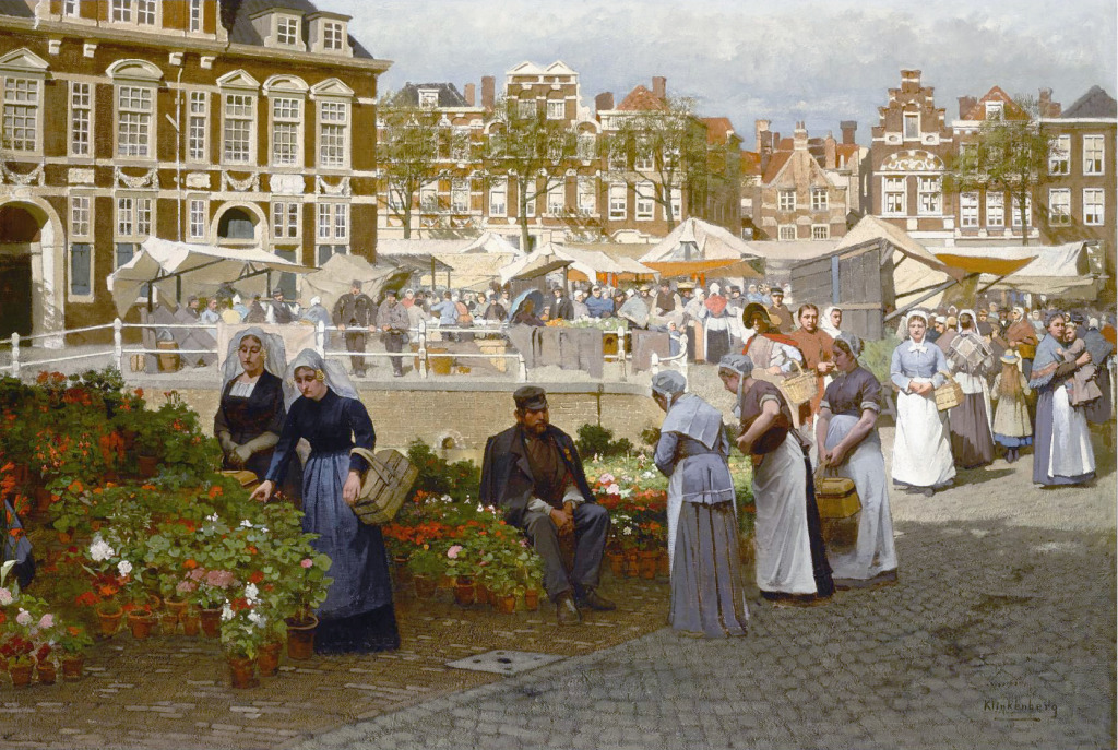 A View of the Grote Markt in the Hague jigsaw puzzle in Piece of Art puzzles on TheJigsawPuzzles.com