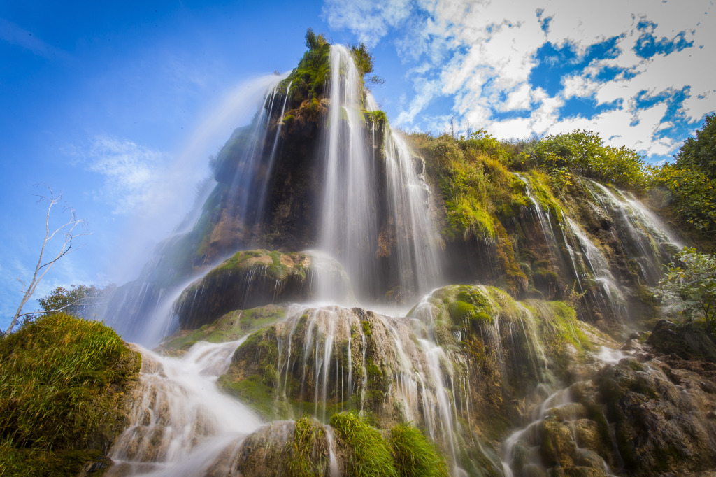 Güney Waterfall, Turkey jigsaw puzzle in Waterfalls puzzles on TheJigsawPuzzles.com