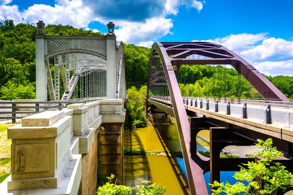 Loch Raven Reservoir in Baltimore, Maryland jigsaw puzzle in Bridges puzzles on TheJigsawPuzzles.com