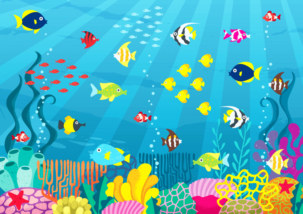 Underwater World jigsaw puzzle in Under the Sea puzzles on TheJigsawPuzzles.com