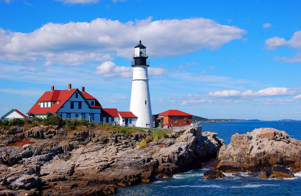 Portland Head Light, Portland, Maine jigsaw puzzle in Great Sightings puzzles on TheJigsawPuzzles.com