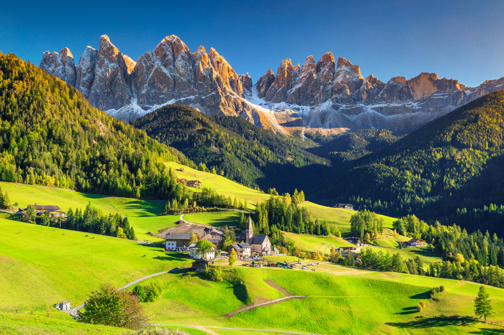 Santa Maddalena Village, Italy jigsaw puzzle in Great Sightings puzzles on TheJigsawPuzzles.com