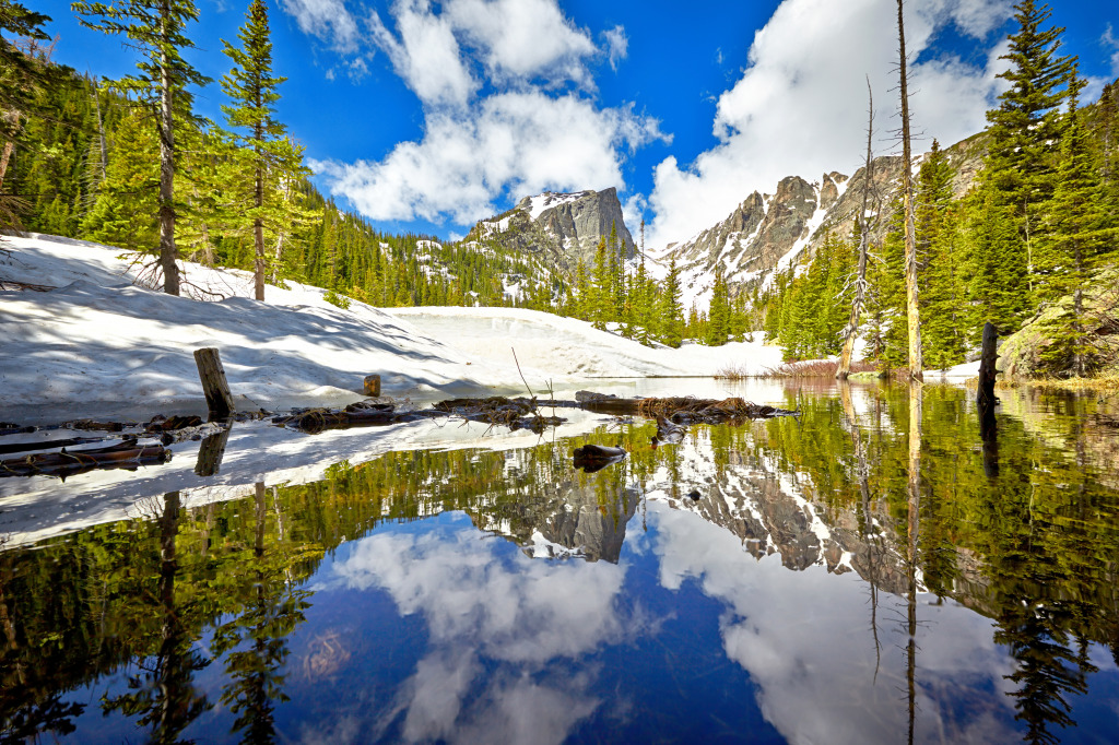 Tyndall Creek, Rocky Mountain NP jigsaw puzzle in Great Sightings puzzles on TheJigsawPuzzles.com