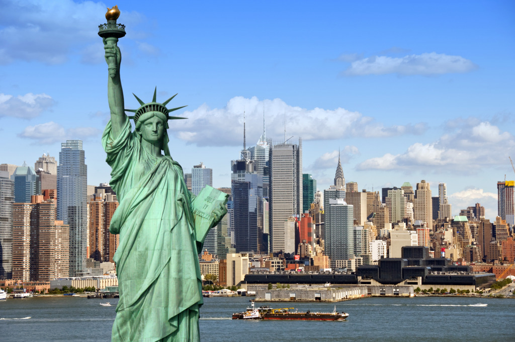 New York City Skyline jigsaw puzzle in Street View puzzles on TheJigsawPuzzles.com