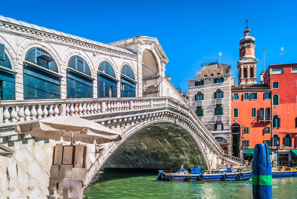 Rialto Bridge, Venice jigsaw puzzle in Bridges puzzles on TheJigsawPuzzles.com