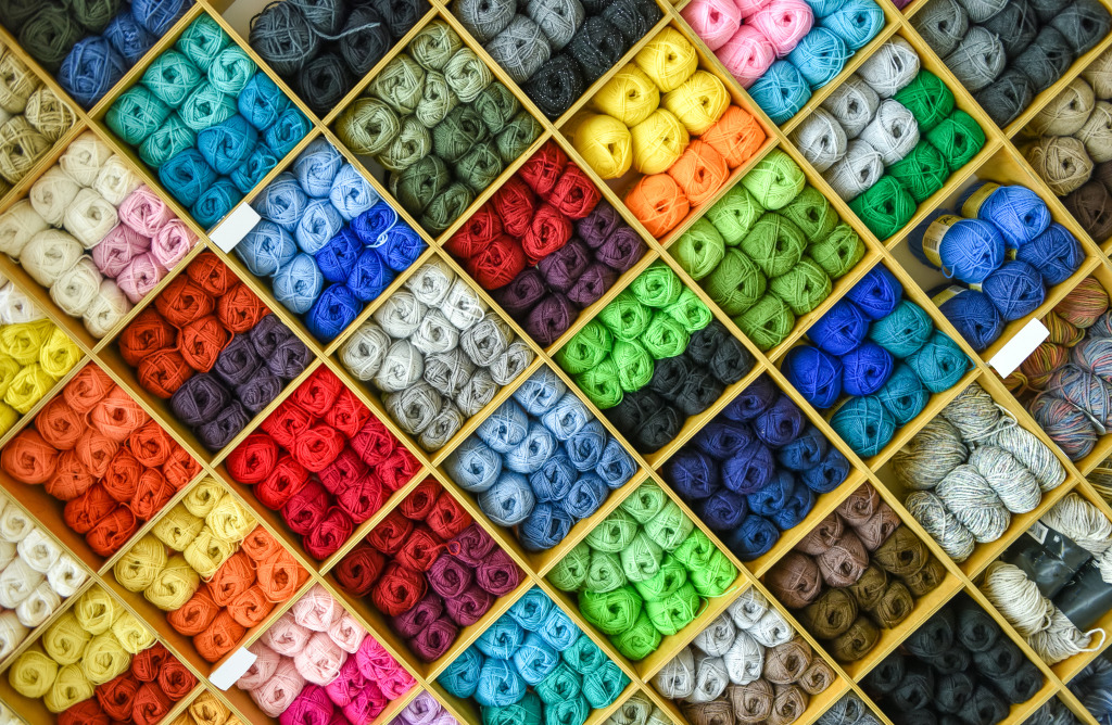 Colorful Balls of Yarn jigsaw puzzle in Handmade puzzles on TheJigsawPuzzles.com