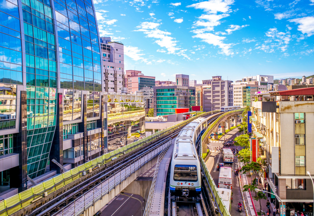 Taipei Metro, Taiwan jigsaw puzzle in Street View puzzles on TheJigsawPuzzles.com