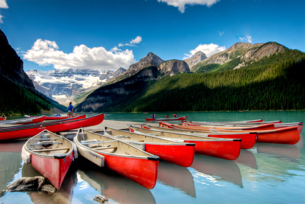 Lake Louise, Banff National Park jigsaw puzzle in Great Sightings puzzles on TheJigsawPuzzles.com