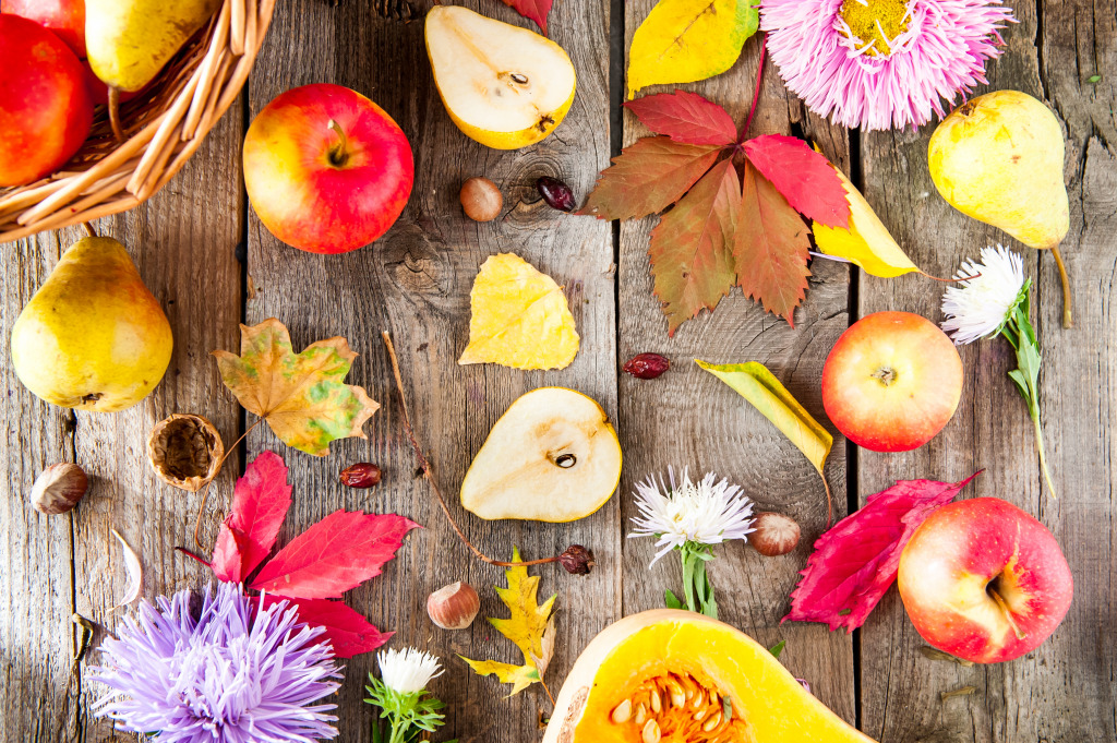 Autumnal Still Life jigsaw puzzle in Fruits & Veggies puzzles on TheJigsawPuzzles.com