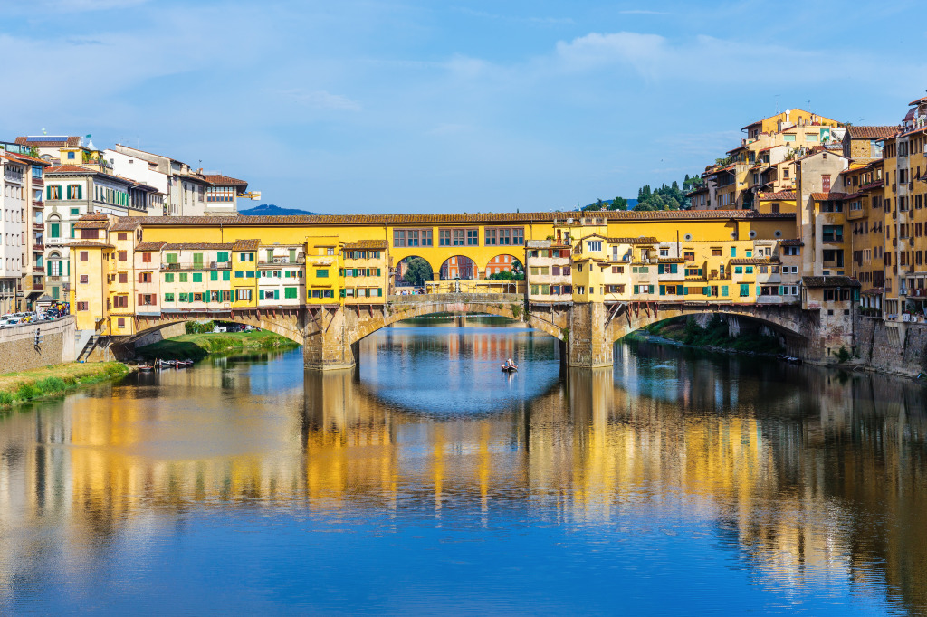 Ponte Vecchio in Florence, Italy jigsaw puzzle in Bridges puzzles on TheJigsawPuzzles.com