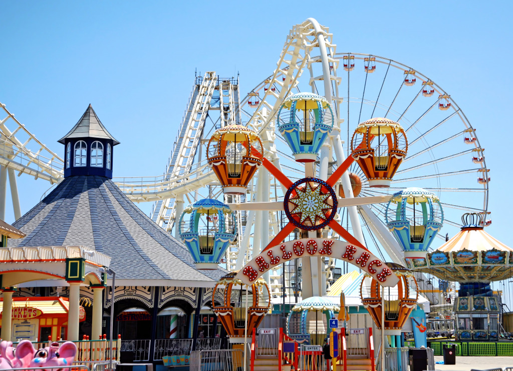 Amusement Park Rides jigsaw puzzle in Puzzle of the Day puzzles on TheJigsawPuzzles.com