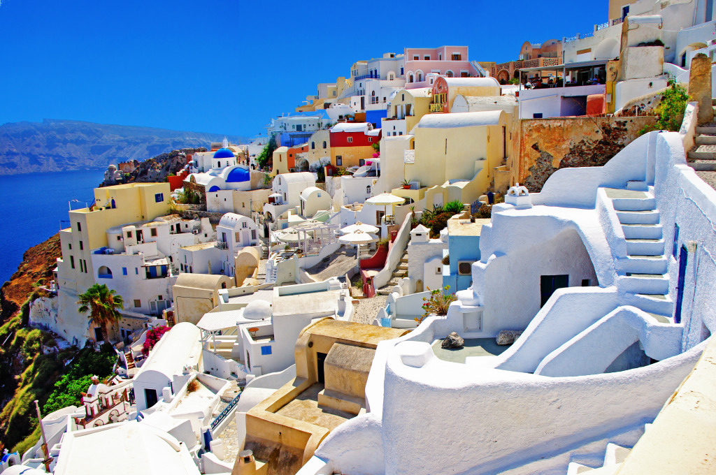 Santorini Island, Greece jigsaw puzzle in Street View puzzles on TheJigsawPuzzles.com