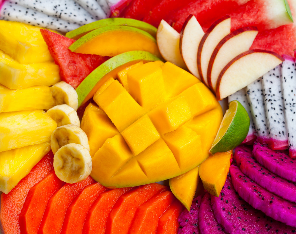 Tropical Fruits jigsaw puzzle in Fruits & Veggies puzzles on TheJigsawPuzzles.com