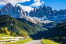 Val de Funes Valley, Dolomites