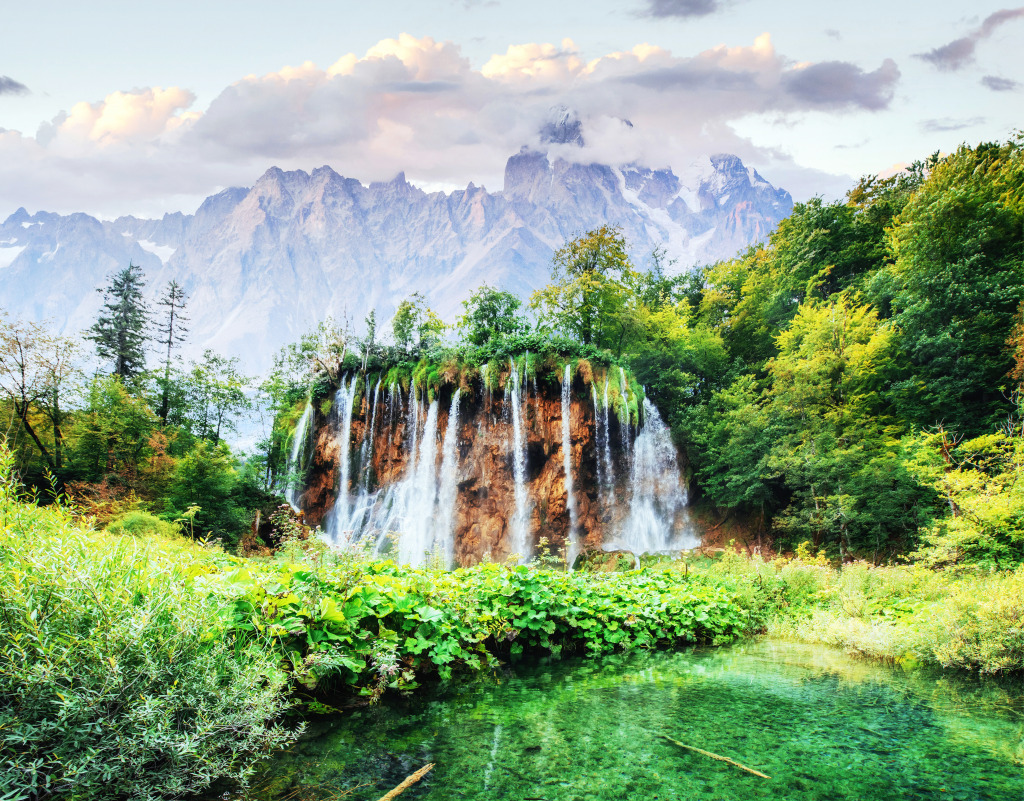 Plitvice Lakes National Park, Croatia jigsaw puzzle in Waterfalls puzzles on TheJigsawPuzzles.com