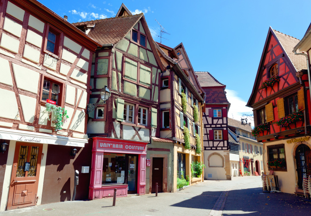 Old Town of Colmar, France jigsaw puzzle in Street View puzzles on TheJigsawPuzzles.com