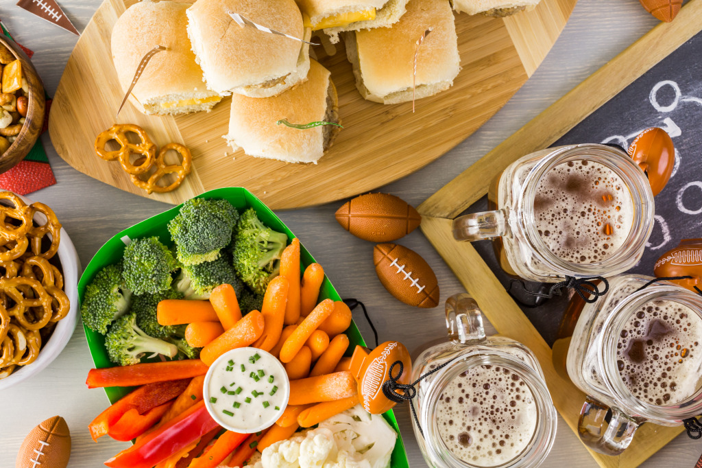 Superbowl Party jigsaw puzzle in Food & Bakery puzzles on TheJigsawPuzzles.com
