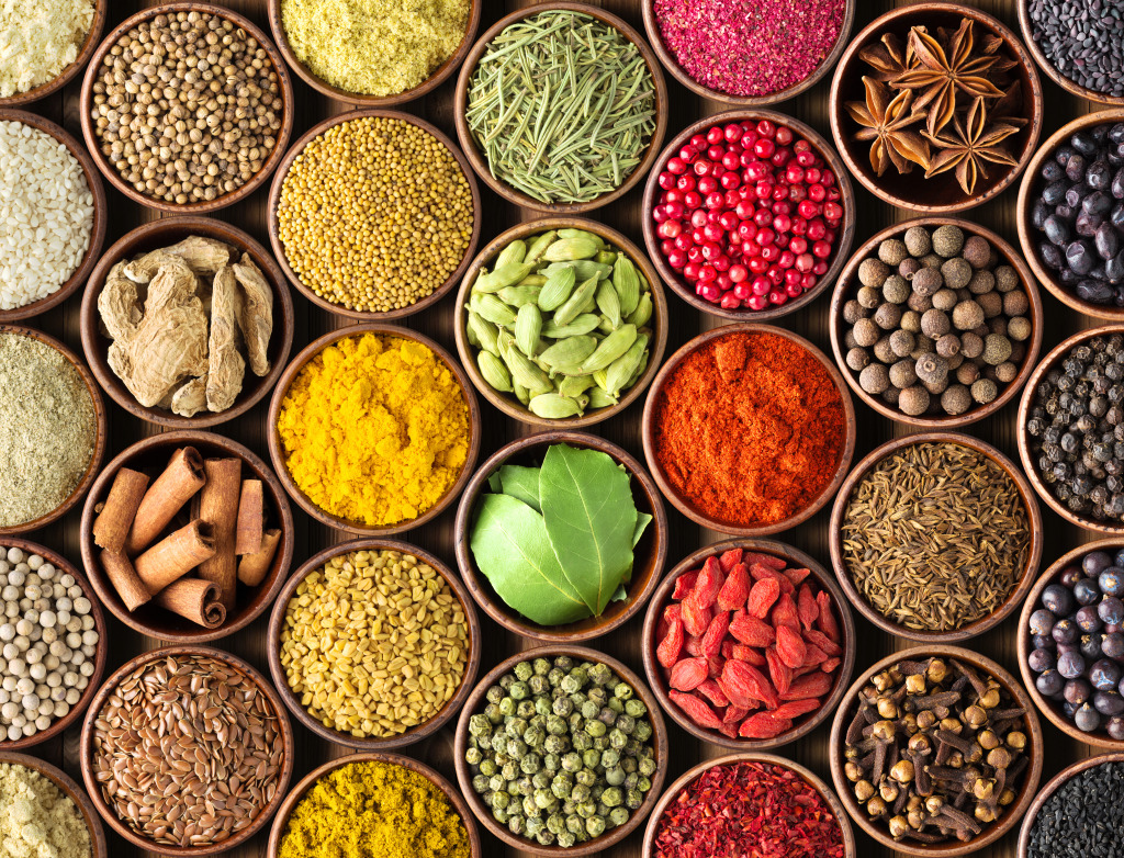 Spices and Herbs jigsaw puzzle in Food & Bakery puzzles on TheJigsawPuzzles.com