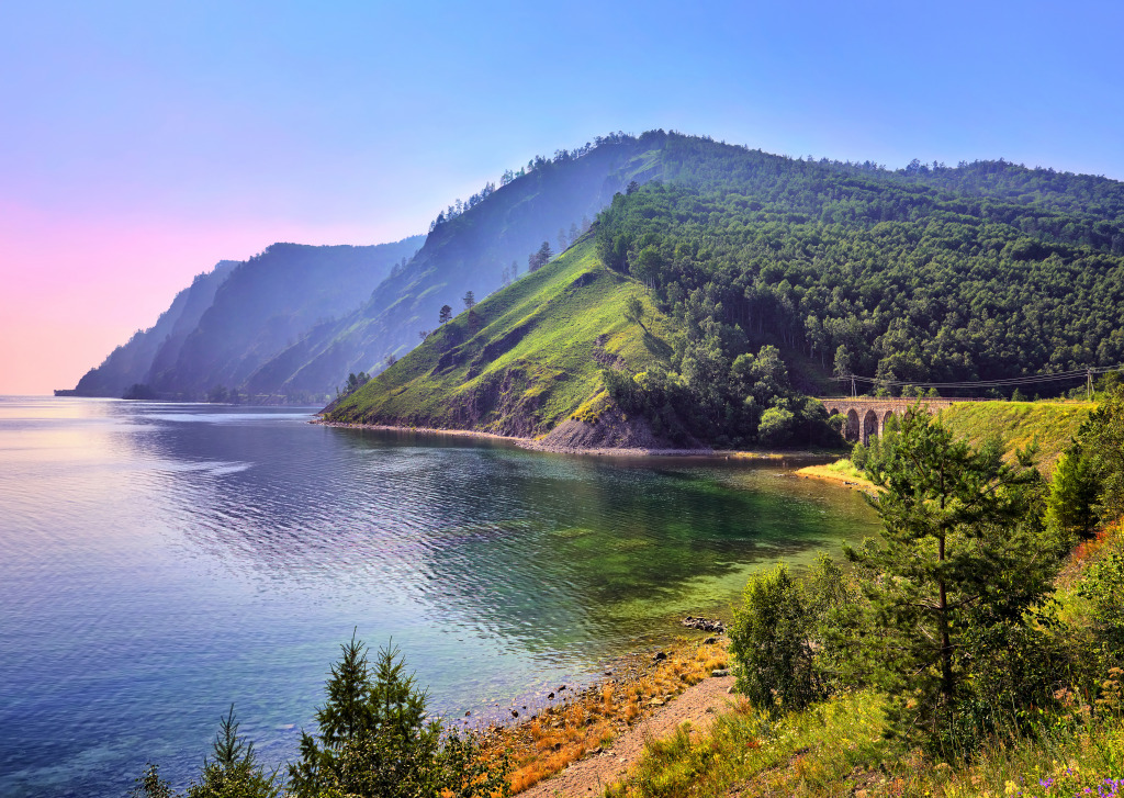 Baikal Lake, Eastern Siberia jigsaw puzzle in Great Sightings puzzles on TheJigsawPuzzles.com