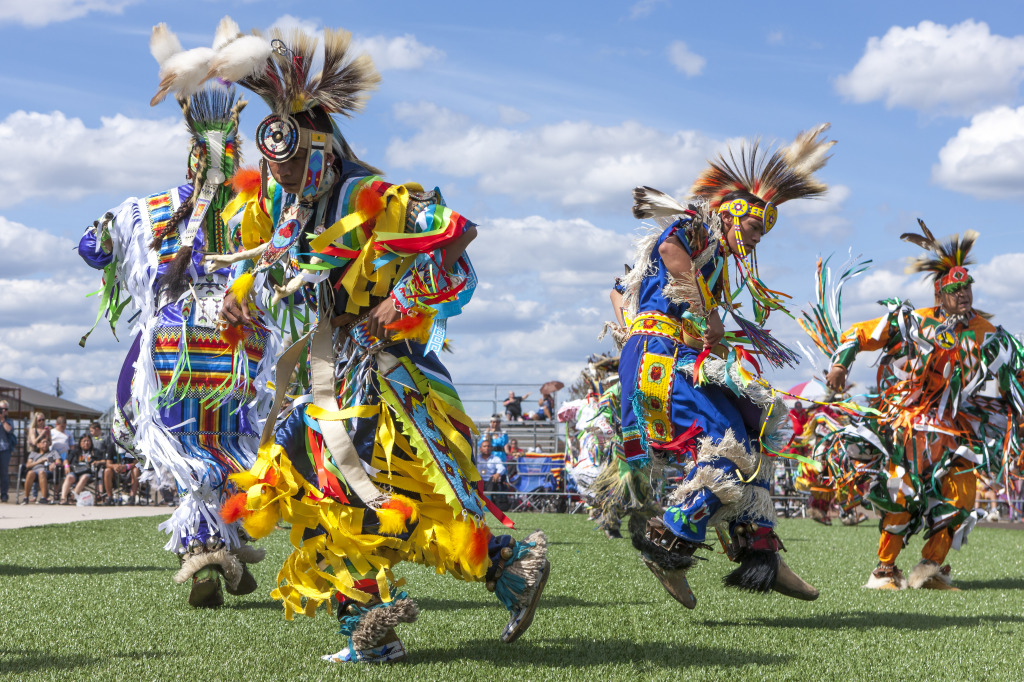 Julyamsh Powwow, Coeur d'Alene, Idaho jigsaw puzzle in People puzzles on TheJigsawPuzzles.com