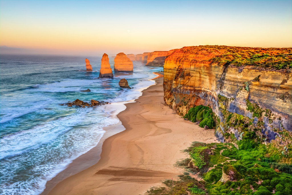 Twelve Apostles, Port Campbell NP jigsaw puzzle in Great Sightings puzzles on TheJigsawPuzzles.com