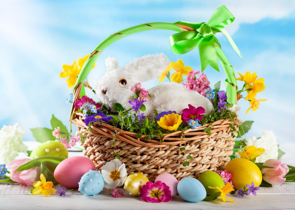 Happy Easter! jigsaw puzzle in Puzzle of the Day puzzles on TheJigsawPuzzles.com