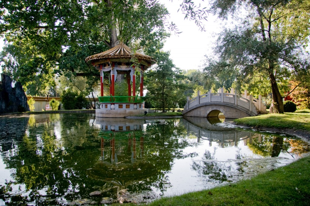 Chinese Garden jigsaw puzzle in Bridges puzzles on TheJigsawPuzzles.com