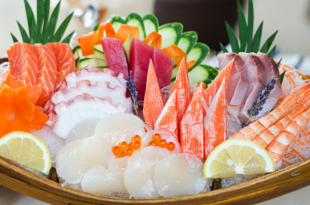 Sashimi Set jigsaw puzzle in Food & Bakery puzzles on TheJigsawPuzzles.com